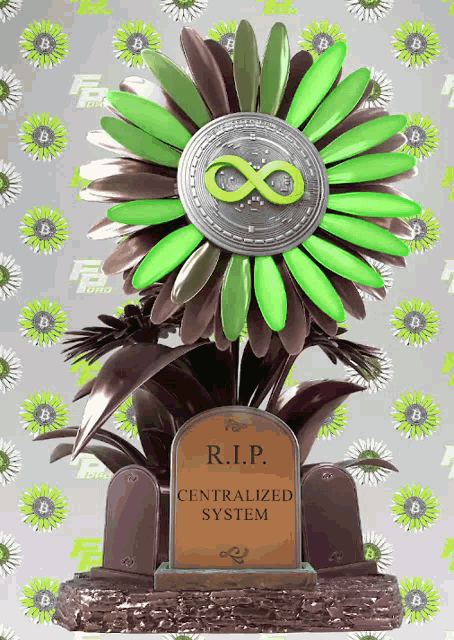 a statue that says r.i.p. centralized system