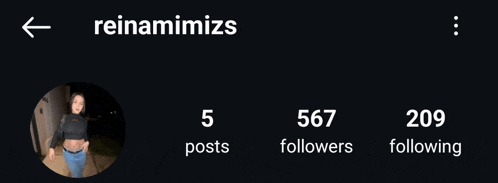 a screenshot of reinamimiz 's instagram page