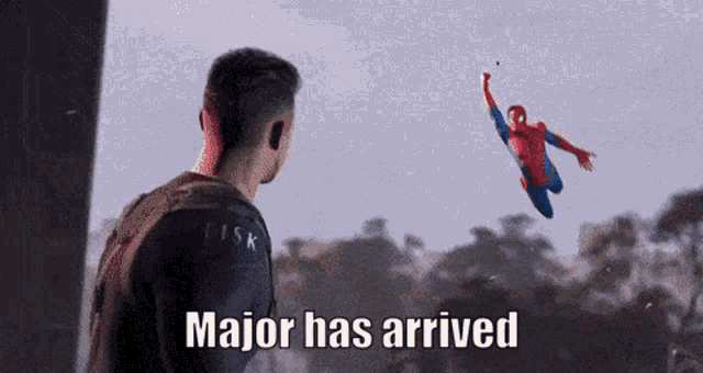 Major Has Arrived Spiderman Ps4 GIF - Major Has Arrived Spiderman Ps4 GIFs