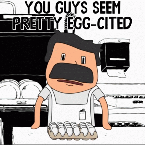 Excited Bobs Burgers GIF - Excited Bobs Burgers Egg Cited GIFs