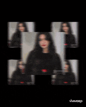 a collage of images with the letter l in the center