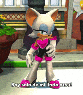 a cartoon character says soy solo de mi lindo atsu