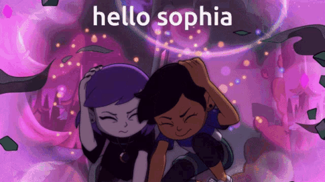 Hello Sophia The Owl House GIF - Hello Sophia The Owl House Luz Noceda GIFs