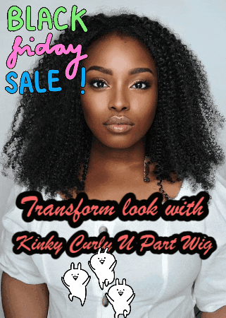 Indique Hair Kinky Curly Wig GIF - Indique Hair Kinky Curly Wig Kinky Curly U Part Wig GIFs
