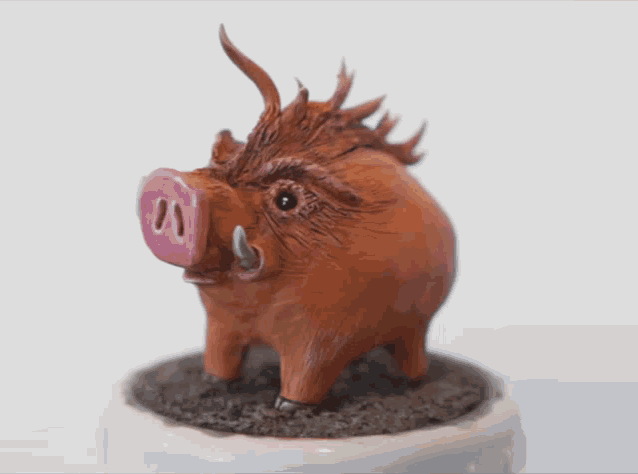 Pig Piglet GIF - Pig Piglet Sculpture GIFs