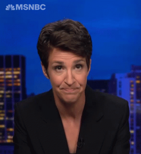 Who Knows Rachel Anne Maddow GIF - Who Knows Rachel Anne Maddow Maybe GIFs