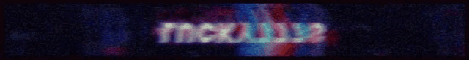 a blurred image of a tv screen with the word fuck you written on it .