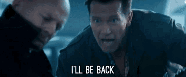You Have Been Back Enough I Will Be Back GIF - You Have Been Back Enough I Will Be Back GIFs