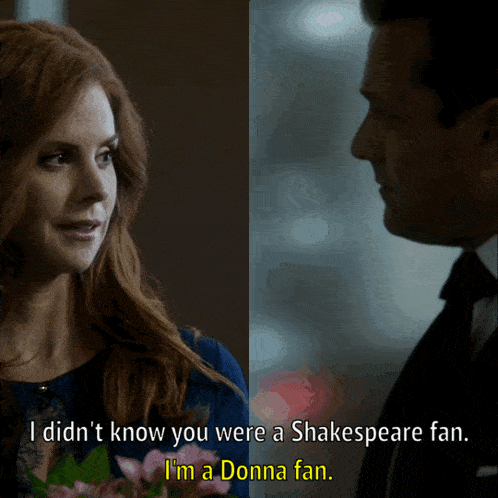 Harvey Specter Donna Paulsen GIF