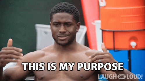 This Is My Purpose This Is Why Im Here GIF - This Is My Purpose This Is Why Im Here Reggie Bush GIFs