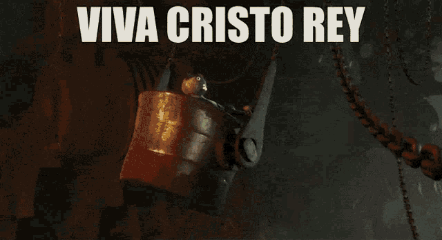 Viva Cristo Rey Robots GIF
