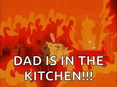 Dad Cooking GIF - Dad Cooking Fire GIFs