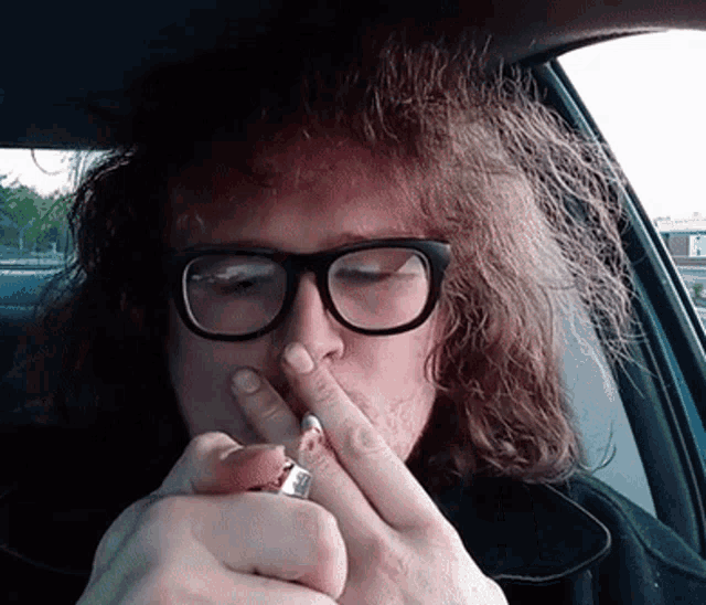 Smoke Alpha Smoking Car GIF