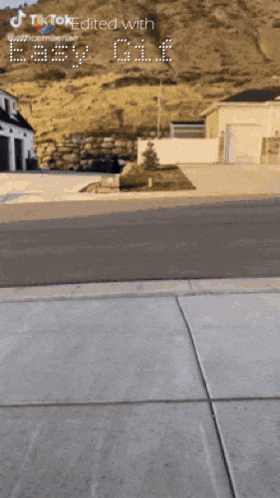 a screenshot of a tiktok video edited with easy gif