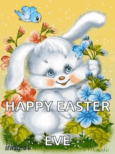 Happy Easter Bunny GIF - Happy Easter Bunny Blink GIFs
