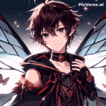 a picture of an anime character with pixverse.ai written on the bottom right