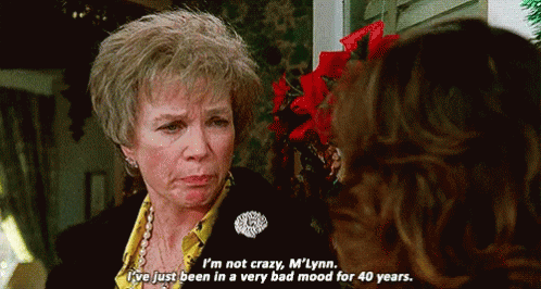 Shirley Mac Laine Not Crazy GIF - Shirley Mac Laine Not Crazy Bad Mood GIFs