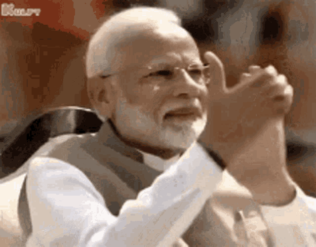 Modi Clapping Alone GIF - Modi Clapping Alone GIFs