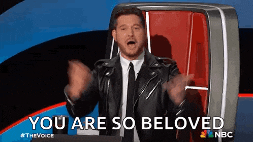 Screaming Michael Bublé GIF