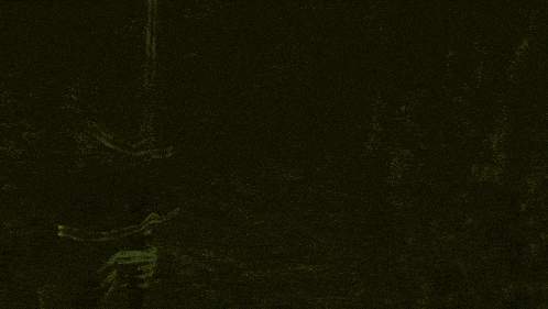 a green background with a sword in the corner