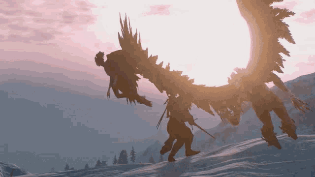 Fighting A Group Of Harpies Geralt Of Rivia GIF - Fighting A Group Of Harpies Geralt Of Rivia The Witcher GIFs