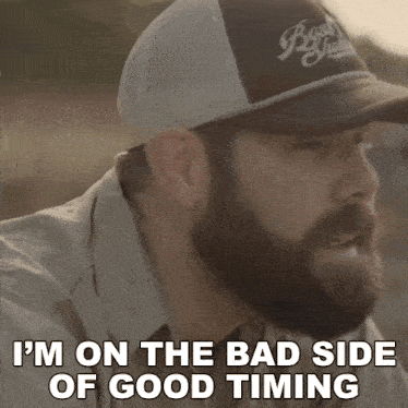 Im On The Bad Side Of Good Timing Jordan Davis GIF - Im On The Bad Side Of Good Timing Jordan Davis Tucson Too Late Song GIFs