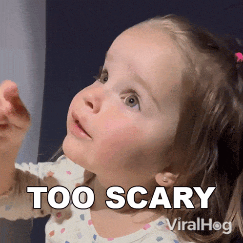 Too Scary Viralhog GIF - Too Scary Viralhog Too Creepy GIFs