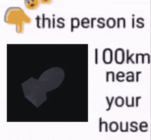 a picture of a bomb with the words 41 km near your house below it