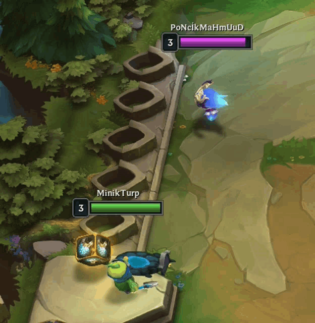 a screenshot of a video game with the name minik turp at the bottom