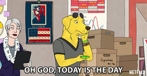 Oh God Today Is The Day GIF - Oh God Today Is The Day Nervous GIFs