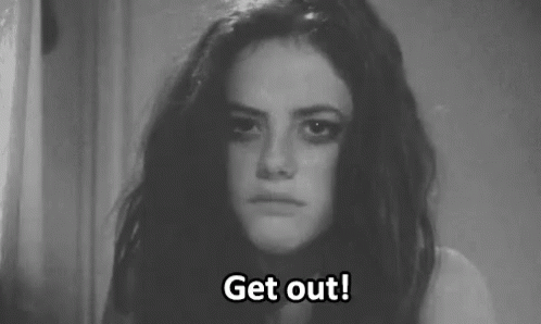 Get Out! GIF - Effy Skins Get Out GIFs