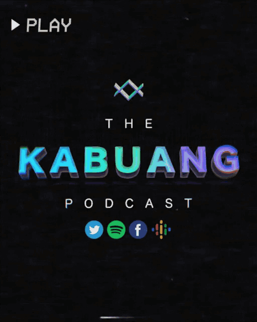 a black background with the words the kabuang podcast