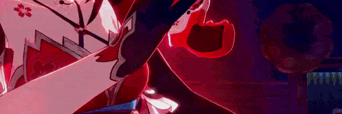 a close up of a person 's leg in a red and white dress in a video game .