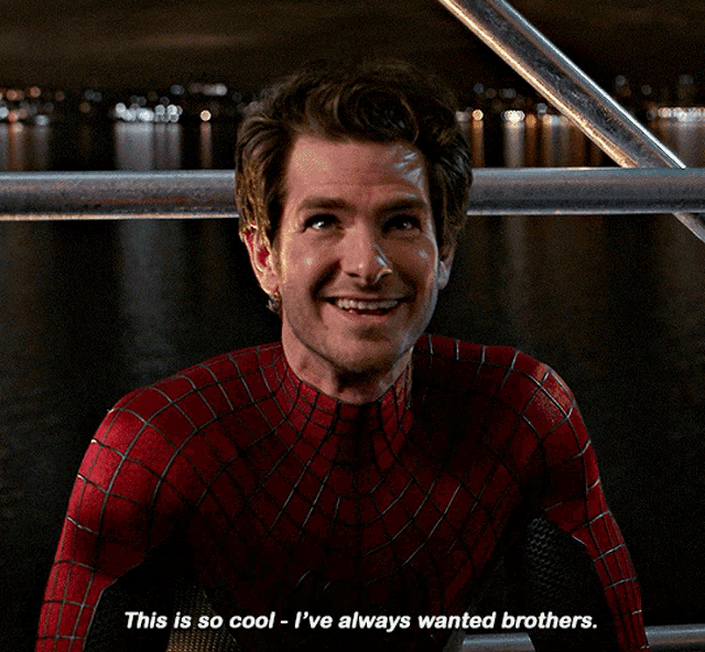 Spider Man This Is So Cool GIF - Spider Man This Is So Cool Ive Always Wanted Brothers GIFs