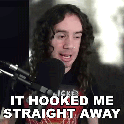 It Hooked Me Straight Away Bradley Hall GIF - It Hooked Me Straight Away Bradley Hall It Instantly Hooked Me GIFs