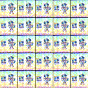 a grid of squares with chinese characters on them .