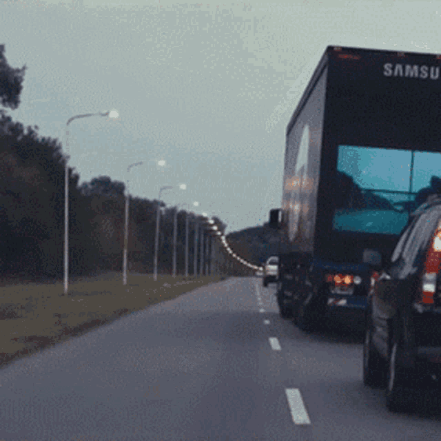 Tv Truck GIF - Tv Truck Samsung GIFs