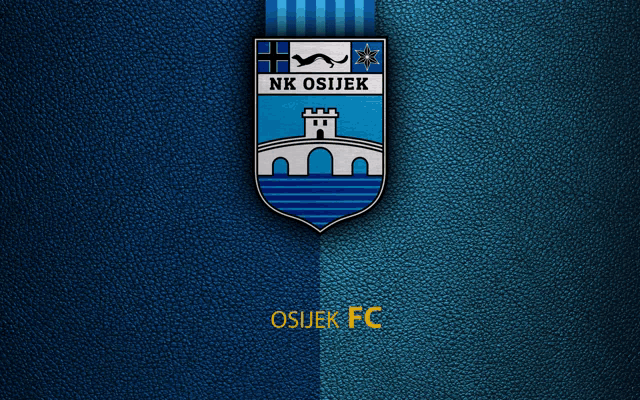 a blue and white emblem for nk osijek fc