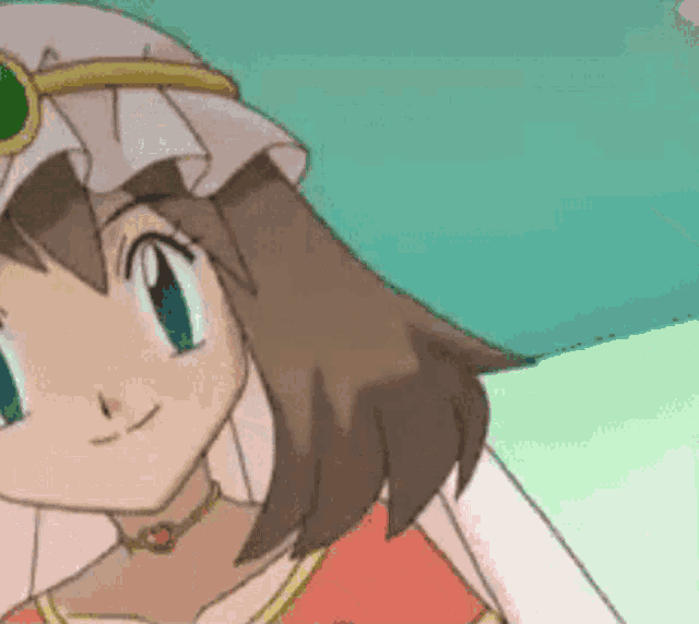 a close up of a cartoon character wearing a hat .