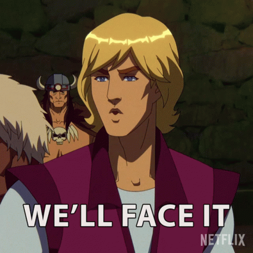 Well Face It Prince Adam GIF - Well Face It Prince Adam Masters Of The Universe Revelation GIFs