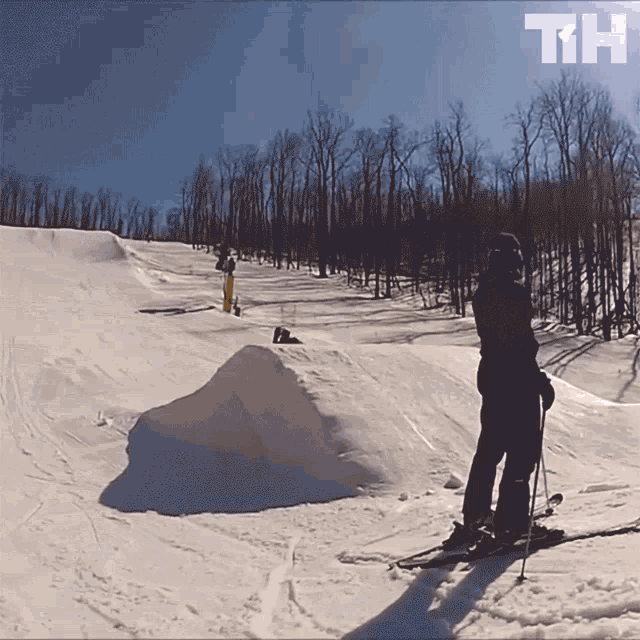 Snow Board Jump GIF - Snow Board Jump Snowy Landscape GIFs