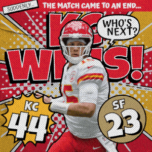 San Francisco 49ers (23) Vs. Kansas City Chiefs (44) Post Game GIF - Nfl National Football League Football League GIFs