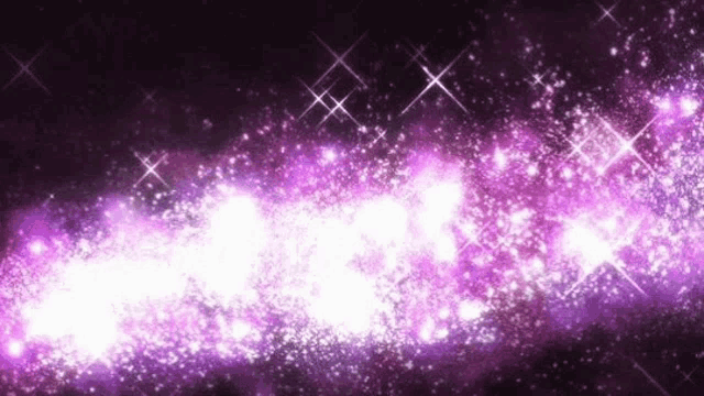 a purple galaxy with lots of stars on a black background .