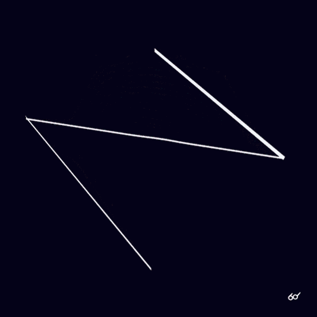 a drawing of a wave with the number 60 on the bottom right