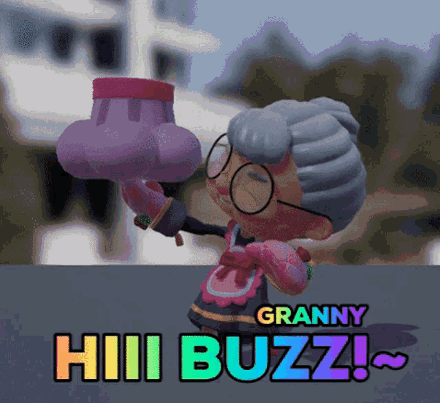 Hii Granny Buzz GIF - Hii Granny Buzz Granny Buzz GIFs
