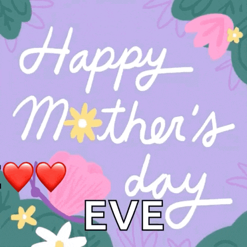 a purple background with the words happy mother 's day