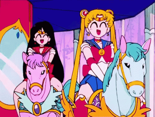 Sailor Moon Merry Go Round GIF - Sailor Moon Merry Go Round Ride GIFs