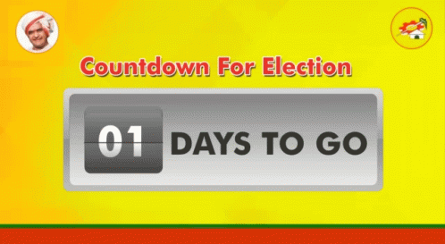 Election Time Countdown GIF - Election Time Countdown Vote For Him GIFs