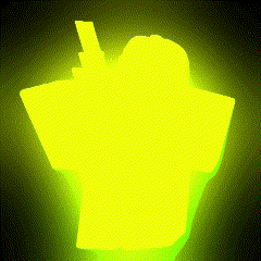 a yellow object with a lightning bolt on it