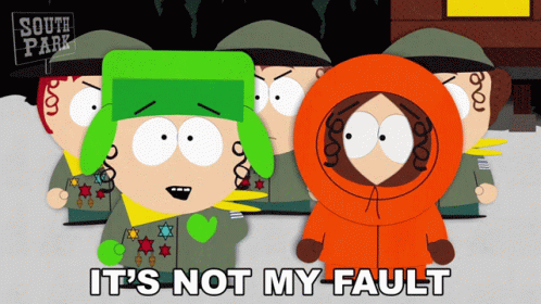 Its Not My Fault Kenny Mccormick GIF - Its Not My Fault Kenny Mccormick Kyle Broflovski GIFs